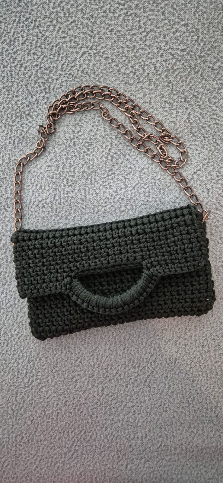 Bolsa Jô artesanal em crochê