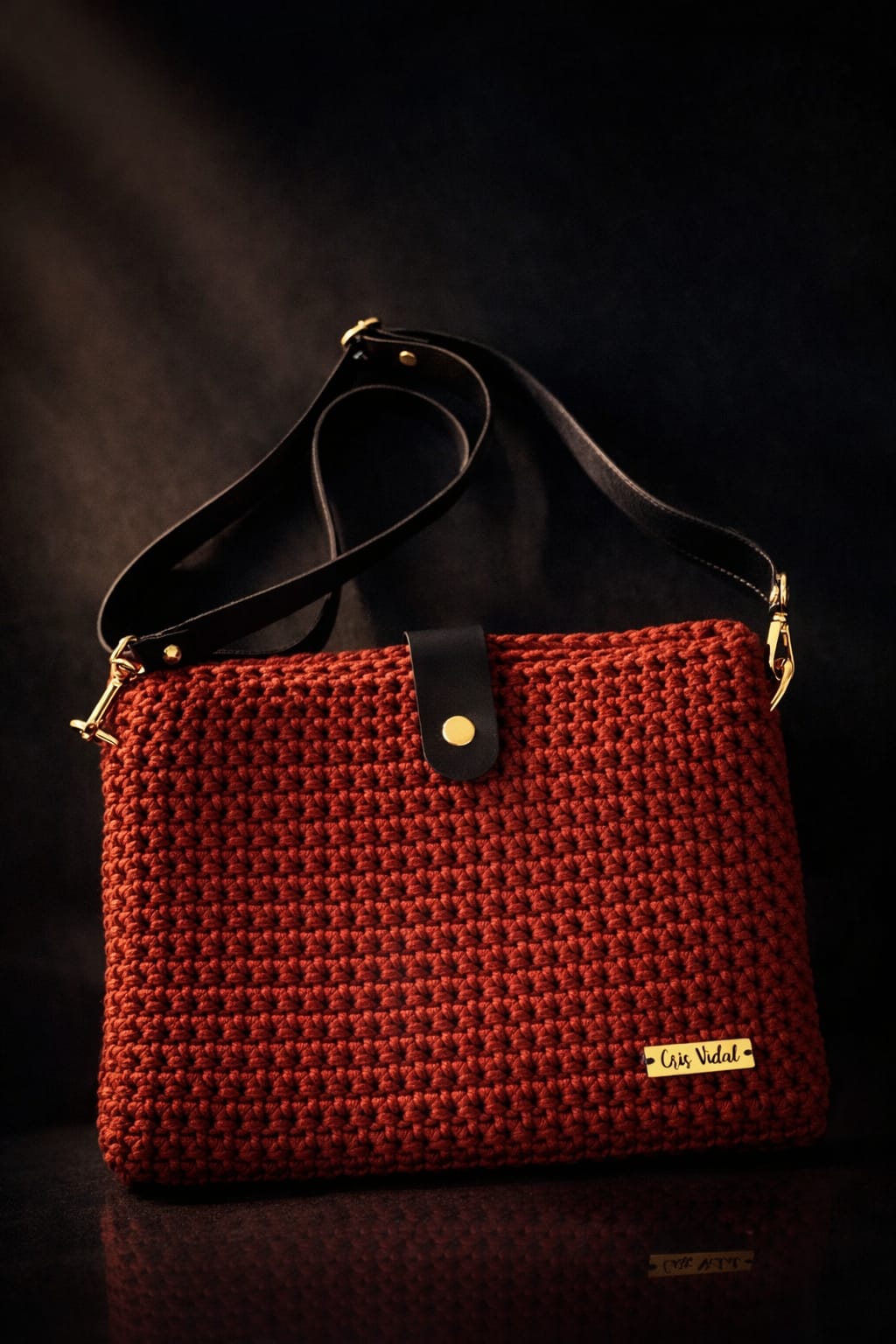 Bolsa Rubi artesanal em crochê